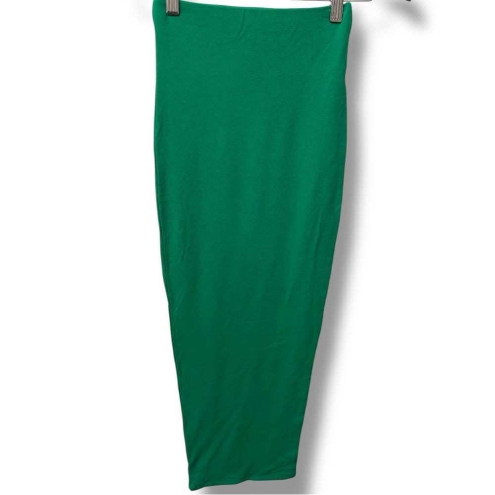 537 Naked Wardrobe | NWOT Emerald Green Bodycon Maxi Skirt (size XS) - Picture 4 of 12